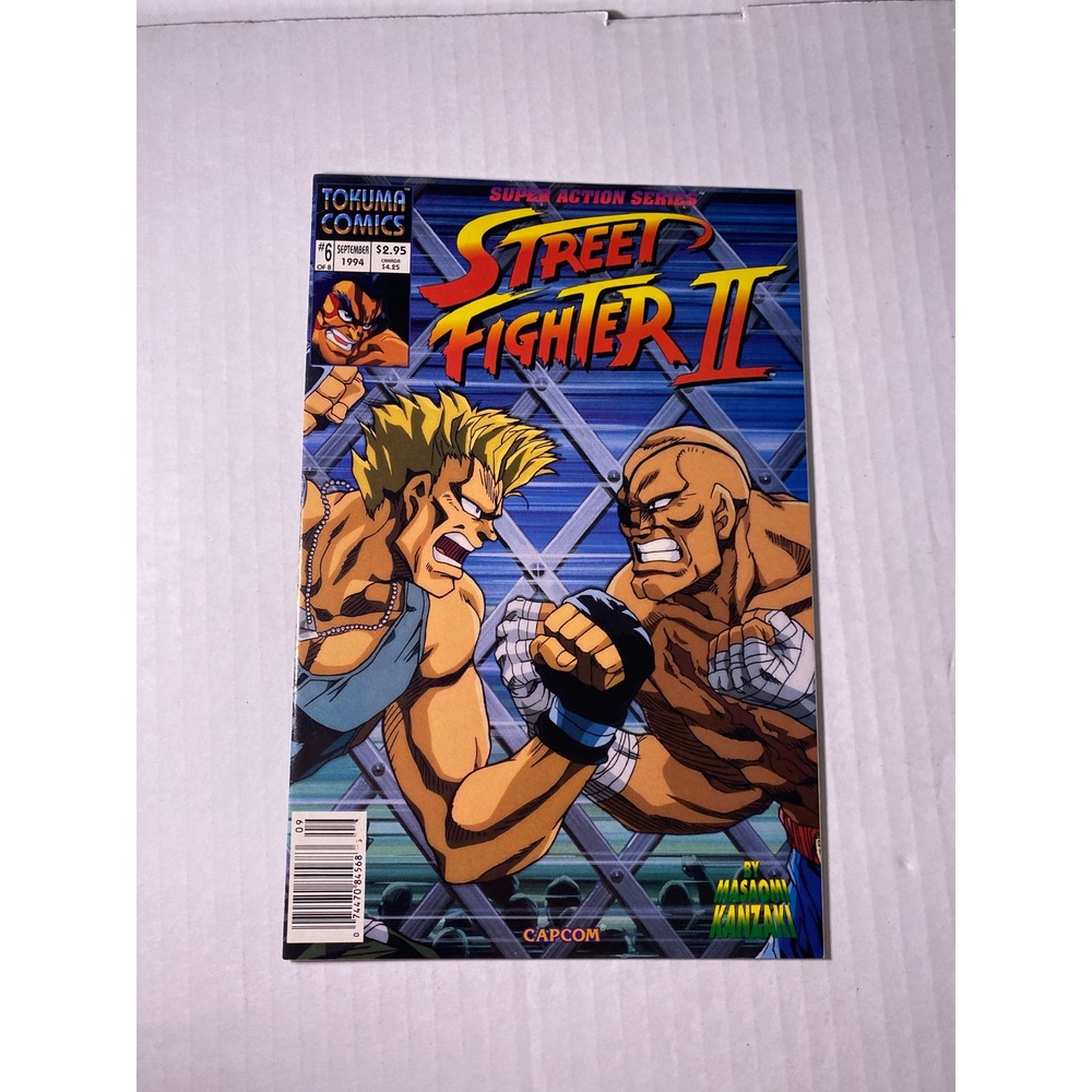 Street Fighter II Super Action Series 6 Tokuma Comics 1994 Masaomi Kanzaki